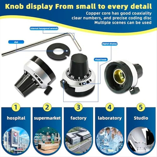 4 τεμάχια 3590S-2-103L 10K Ohm περιστροφικό ποτενσιόμετρο 2