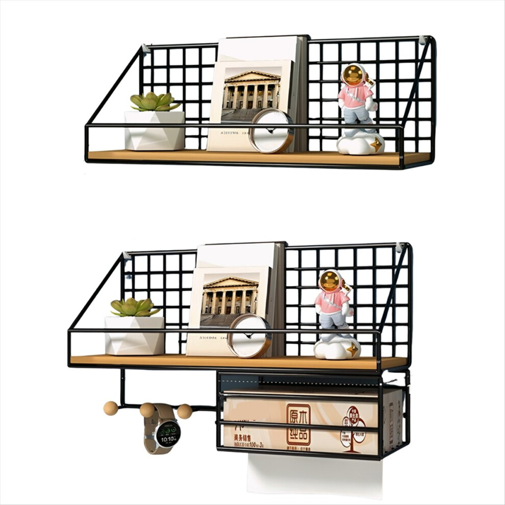 Wall Frame, Floating Wall Frame, Bedroom Decorative Storage Rack , B-image-OPC-PMD7B69-NEW