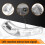 Lâmpada de seta para espelho retrovisor de carro 2003-2010 esquerda 3D0949101A 6
