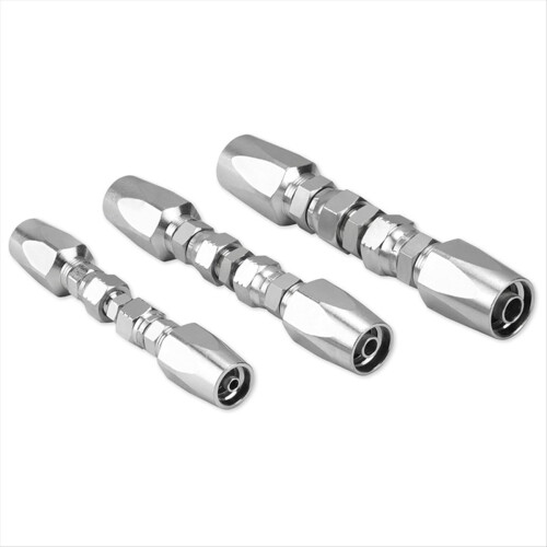 4 st hydrauliska kopplingar, återanvändbara reparationskopplingar för hydraulslangar 1