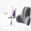 Cuscino lombare in memory foam per auto e ufficio, supporto per la vita post-partum 4