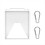 For Mini Silicone Protective Cover Anti-Collision, White 2