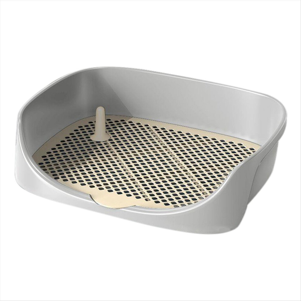 Indoor Puppy Potty Tray with Mesh Grids for Clean Paws & Floors B