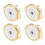4Pcs 9pin Tube Socket Ceramic Tube Socket,Vacuum Protect Tube Socket 1