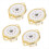 4Pcs 9pin Tube Socket Ceramic Tube Socket,Vacuum Protect Tube Socket 5