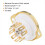 4Pcs 9pin Tube Socket Ceramic Tube Socket,Vacuum Protect Tube Socket 4