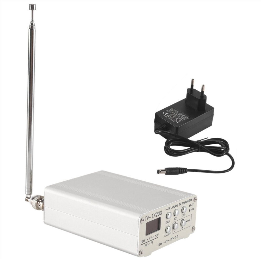Analog Tv Transmitter Vhf/Uhf Frequency Band Selectable Eu Plug 4711633255663