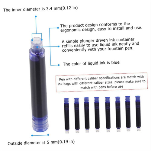 Pens Ink Useful Pen Ink Ink Refill Calligraphy Pen Refills Blue 1
