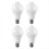 4 stk. E27 LED-bevægelsessensorpære LED-lampe PIR-sensorlys 9W 1