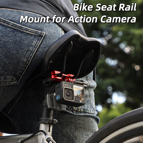 Cykelsædebeslag til Action 5Pro/X4/GoPro13 Sort 1