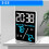 Digitalt rumtermometer, hygrometer, vækkeur til skrivebord, 2