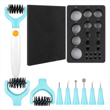 Kit de ferramentas para escultura em papel e pincel para fazer cartões Ferramenta de flor de papel
