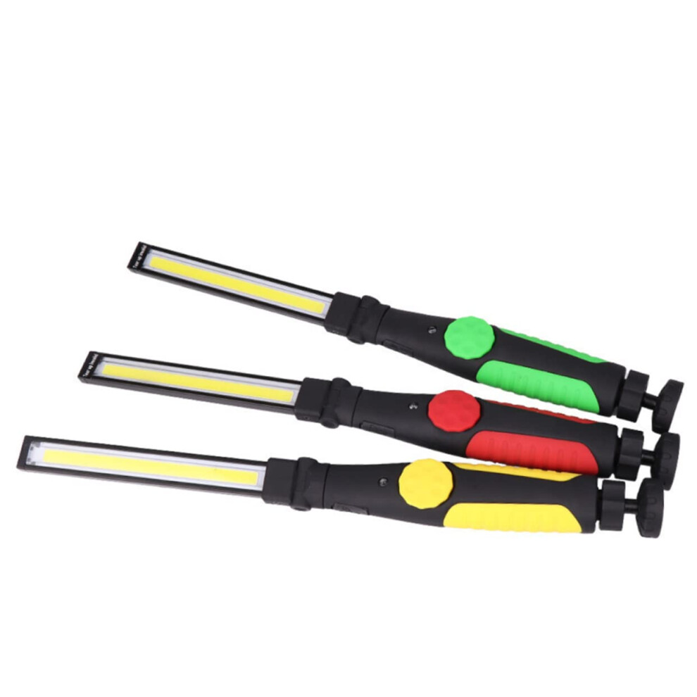 Cob Led Rechargeable Work Inspection Car Repair Flash, Clip Rotatable, Medium Light/Yellow 9354506476908