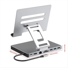 Docking Station Supporto per laptop Slot SD TF Docking Station Ethernet, A