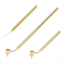 2 buc stilou aplicator de vopsea, stilou de scris cu linie fină înclinată de 0,4/0,7 mm