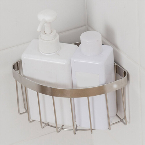 Dish Cloth Hanger Sponge Holder, Save Space Triangle 2-In-1 Sink Case 2
