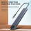 10-i-1 USB-C-dockingstation USB-hub Type-C-splitter 3