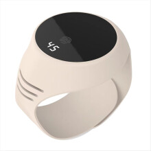 Elektriske håndvarmere med varmearmbånd, LCD-display, hurtig opvarmning - beige
