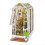 Κιτ Book Nook DIY Μινιατούρα Σπιτάκι με Φωτιστικό LED Booknook Βιβλιοθήκη 1