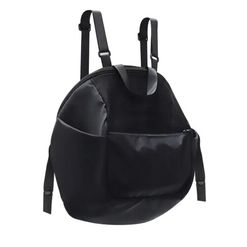 Stroller Bag Stroller Hanging Bag Kids Portable Multi Function Large Capacity Multi Pocket Zoned Storage Black