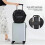 Stroller Bag Stroller Hanging Bag Kids Portable Multi Function Large Capacity Multi Pocket Zoned Storage Black 2