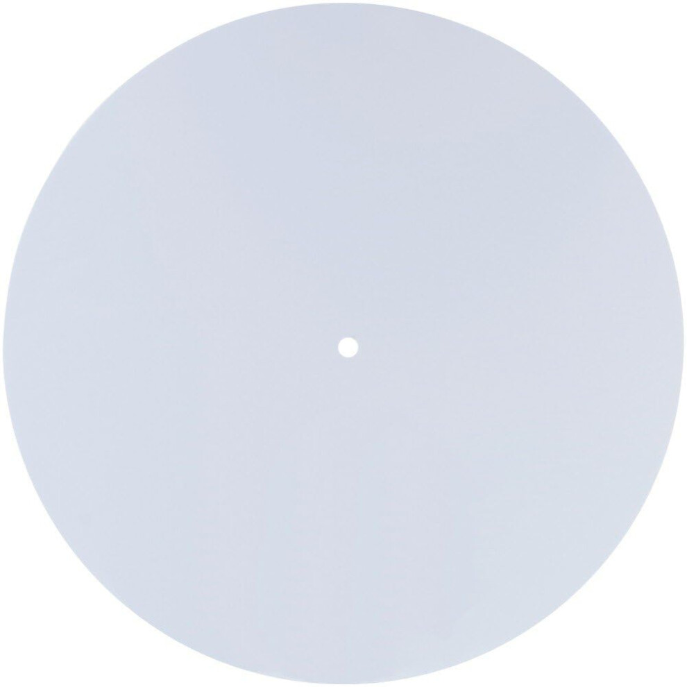 Record Platter Slipmat Acrylic Anti Static Turntable Slipmat Anti Vibration Improved Sound Clarity White 9393856550234