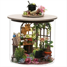 DIY boekenhoeksets voor volwassenen, houten poppenhuis, magische tuin DIY hut