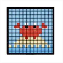 LED Pixel APP Mobiltelefon Kontrol Display 32X32