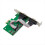 Κάρτα επέκτασης ST318 PCIe X1 AX99100 4S DB-9 ακίδων Θύρα RS232 COM1 4