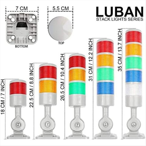 LED-signaltårnlamper, industrielle signaladvarselslamper 1
