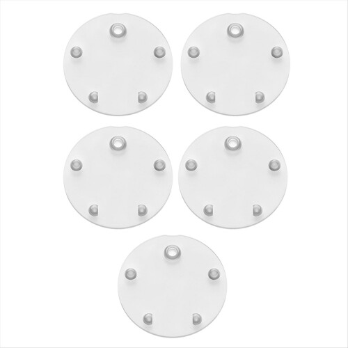 Pacote com 5 juntas de vedação de silicone para tanque de vaso sanitário, substituição de 3 polegadas