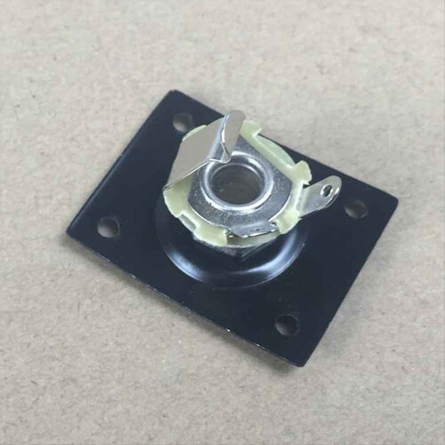 6Pcs Square Guitar Input Jack, Guitar Jack Socket, Part Silver 1