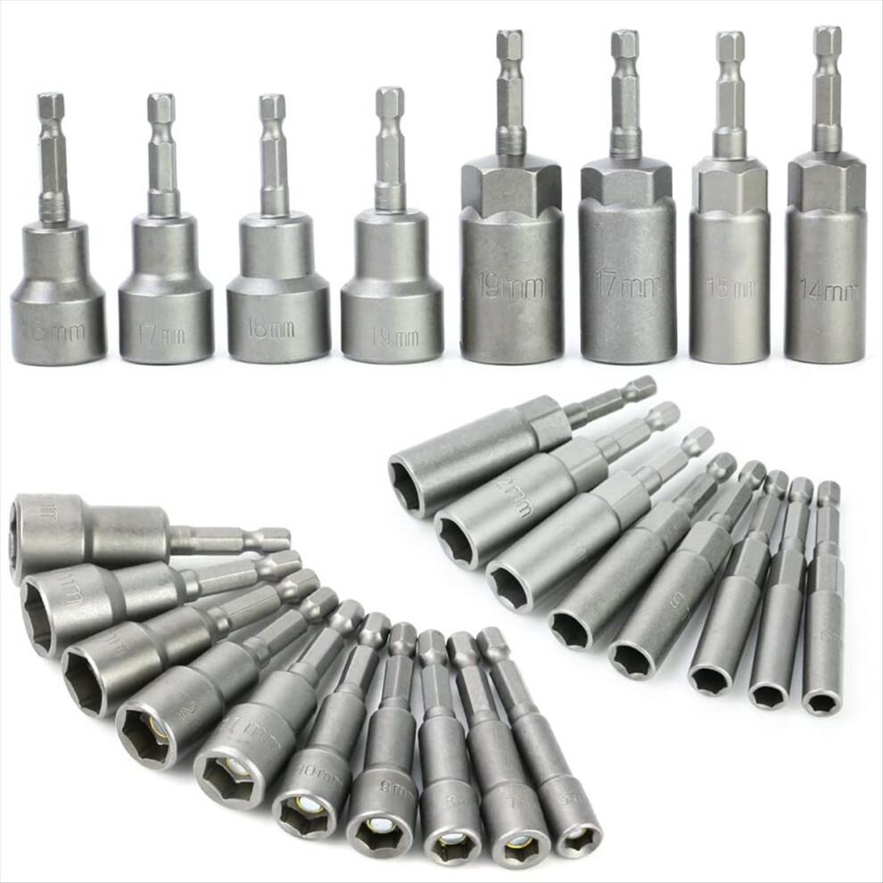Magnetic Nut Driver Set, Metric 6Mm-19Mm Screwdriver Bits 4713192240265