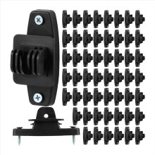 100 piezas de aisladores para cercas de alambre eléctrico, piezas para cercas, clavos para postes de madera