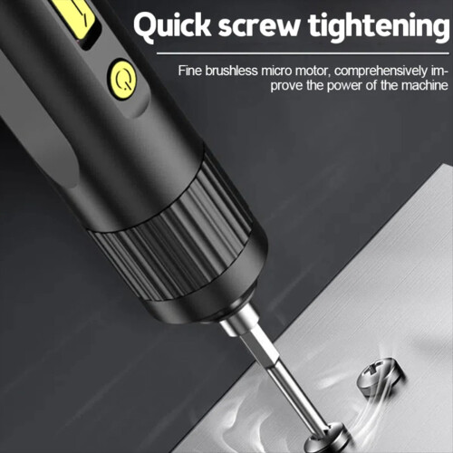 Cordless Electric Screwdriver Kit Power Screwdriver Tool Set with Bit 2