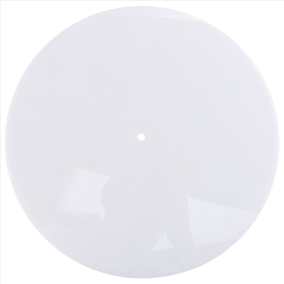 300Mmx3mm Acrylic Turntable Mat For Phonograph Turntable, White 4713192218196