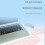 1 sett Cloud håndleddsstøtte ergonomisk musematte tastatur musematte rosa 2