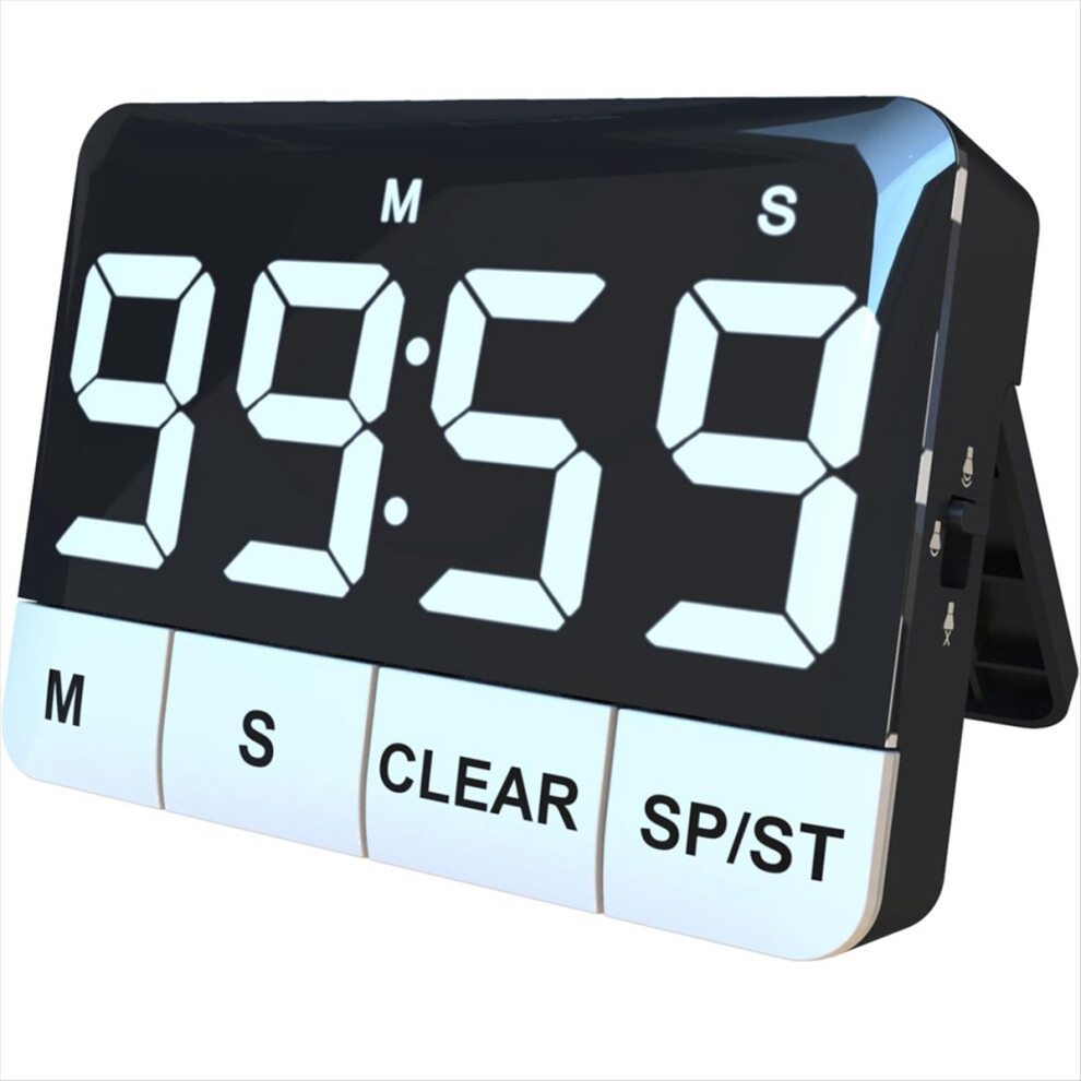 Kitchen Timer, 120DB Digital Kitchen Timer Countdown with LED Display
