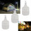 150W campinglampe med 5 lysmoduser, hengende teltlampe 6