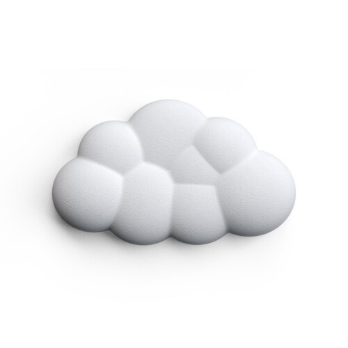 Descanso de pulso para teclado e mouse, branco 1
