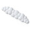 Descanso de pulso para teclado e mouse, branco 3