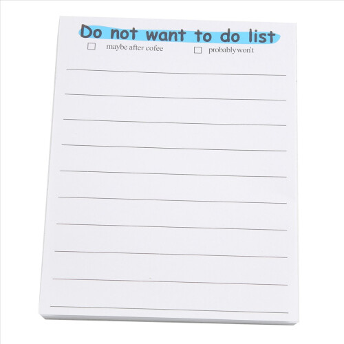 Sjov Sticky Note, to-do-liste notesblok, sjovt brevpapir, B 1