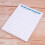 Sjov Sticky Note, to-do-liste notesblok, sjovt brevpapir, B 4