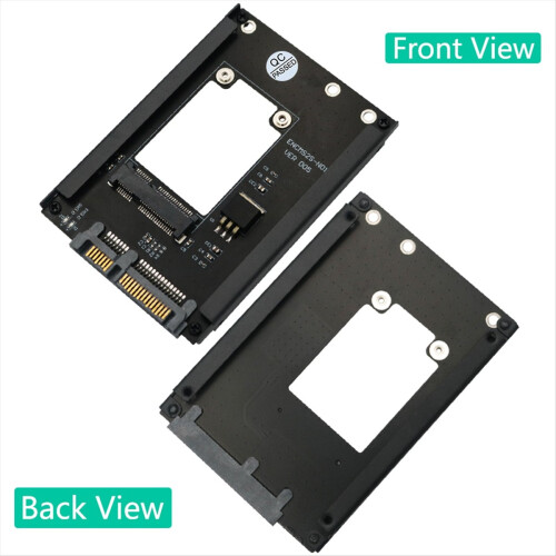 Κάρτα προσαρμογέα MSATA SSD σε κάρτα 2,5 ιντσών 3.0 III με βάση στήριξης πλαισίου 1