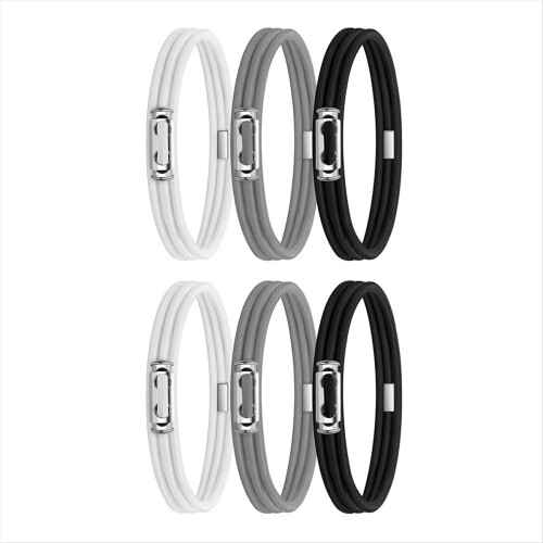 Lot de 6 sangles réglables pour poubelles de 8 à 33 gallons B