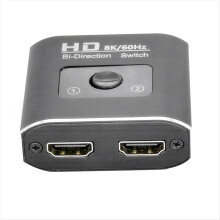 Afișaj dublu pentru laptop, comutator bidirecțional HD 8K 60Hz, 1 intrare 2 ieșiri