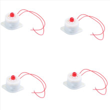 LED-rojo Intermitente Zumbador De Alarma Sirena 100dB