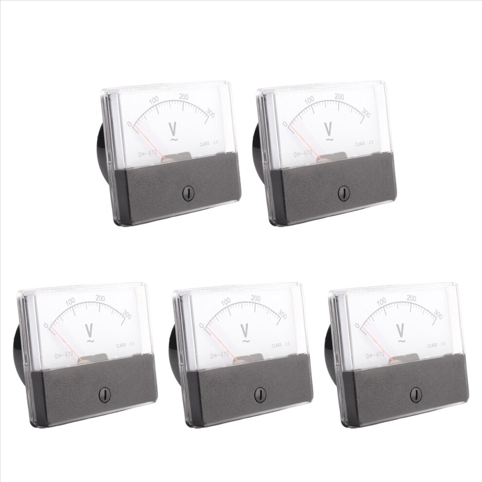 Rectangle Ac 0-300V Gauge Analog Panel Meter Voltmeter Dh670 4713192214617