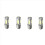 12V BA20D H6 4 COB LED White Bulb Light For Moped ATV Headlight 1