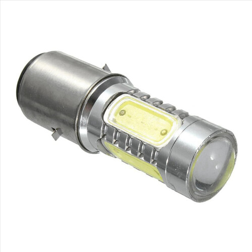 12V BA20D H6 4 COB LED White Bulb Light For Moped ATV Headlight 1